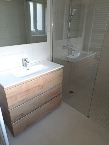 Rénovation complète d'une salle de bain à Saint-Vincent-de-Reins, photo 1