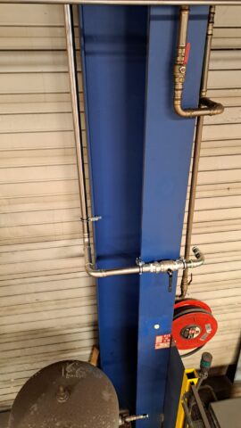 Installation d'un réseau d'air comprimé à Cours-la-Ville, photo 4